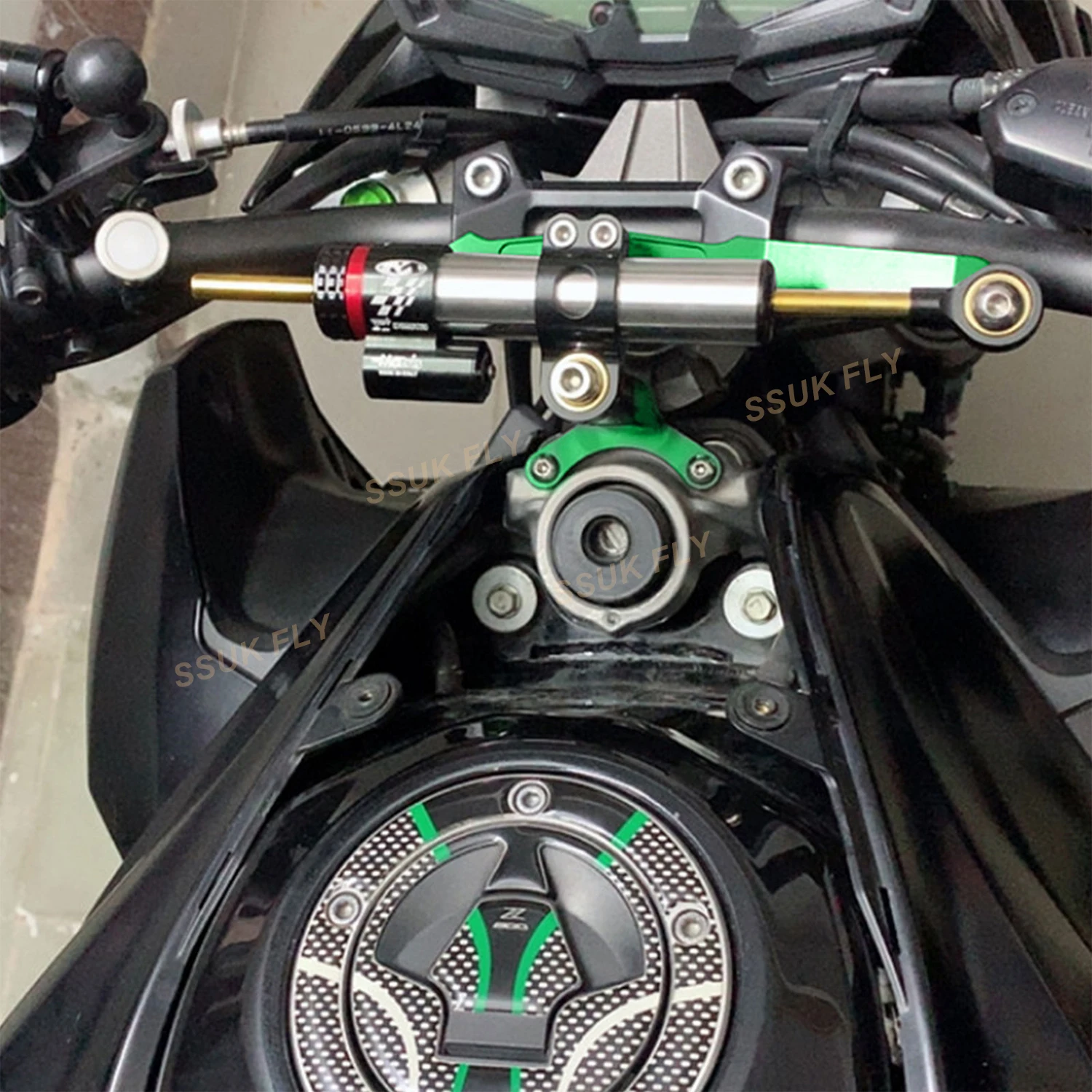 قوس مثبت خطي مثبط توجيه الدراجة النارية ، طقم دعم مثبت لكاواساكي Z800-من نوع KAWASAKI