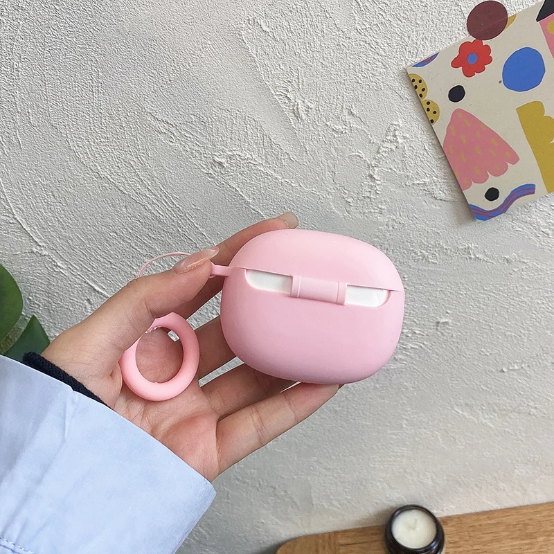 Caso bonito para AirPods Pro 2, 4 caso, desenhos animados adoráveis, flor, fone de ouvido anel, capa de silicone 3, Funda Airpods 2