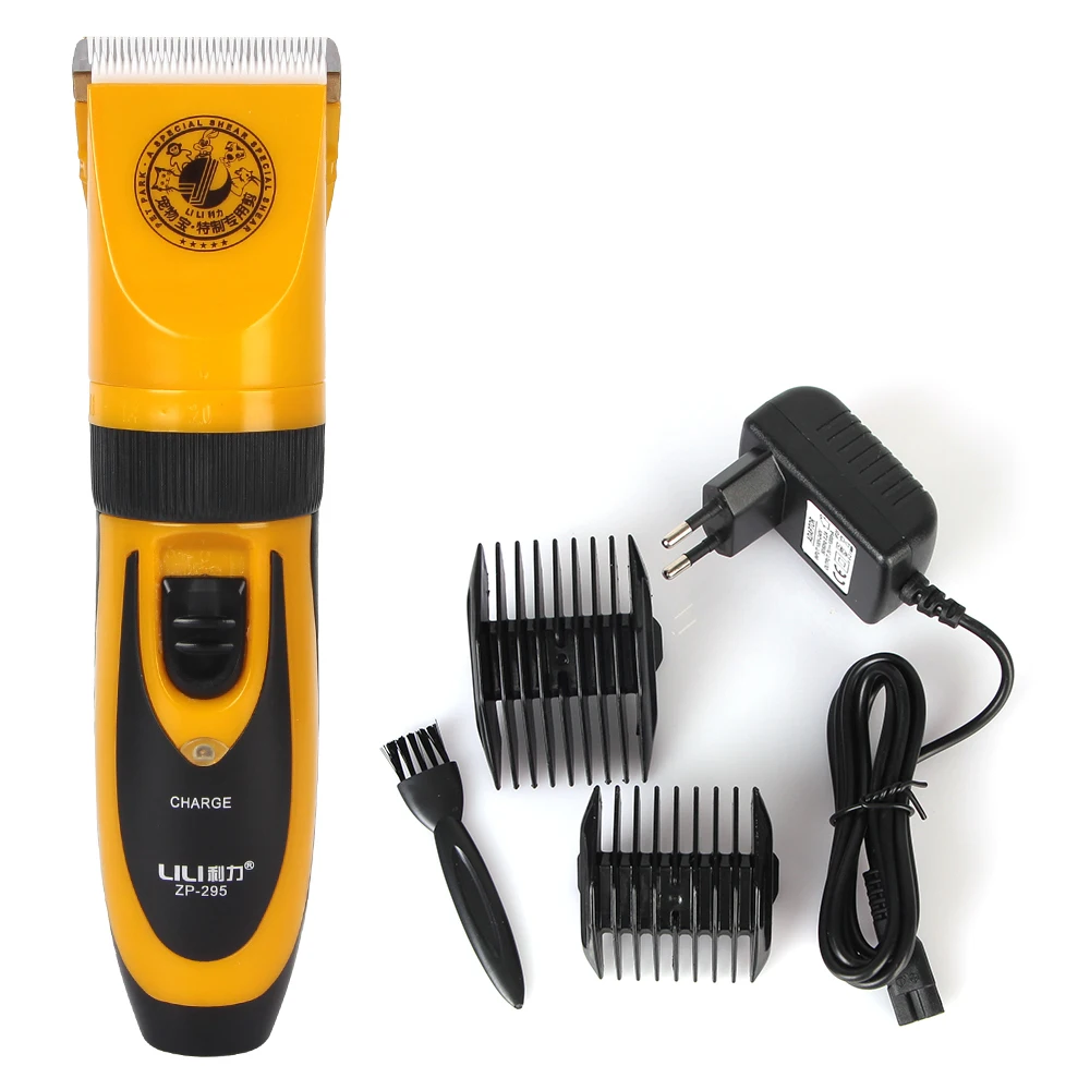 Haarschnitt Trimmer Rasierer Set Elektrische Schere für Kaninchen Katze Welpen Pflege Clipper Cutter Pet Haar Clipper Keramik Klinge – Detail 14