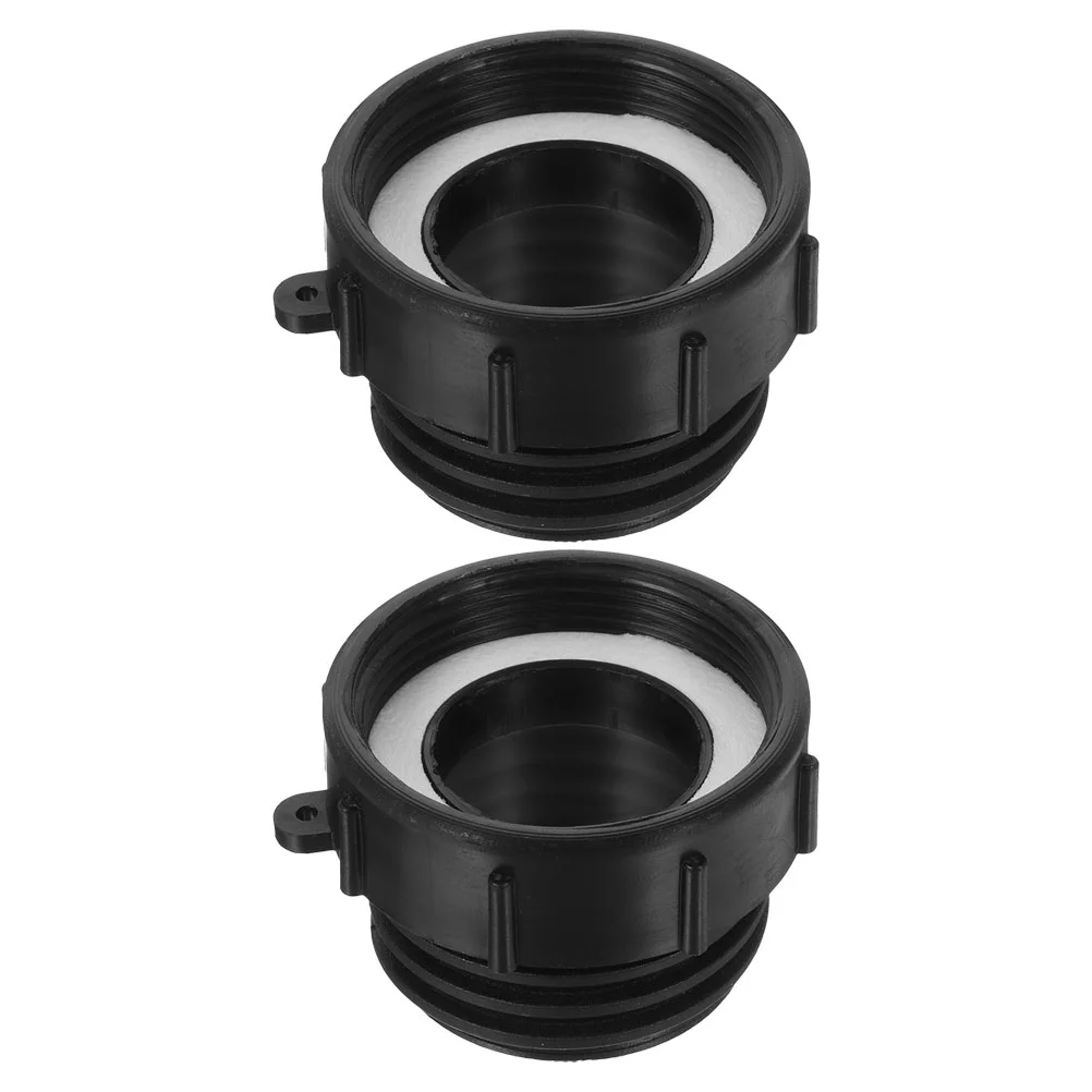 2Pcs IBC 토트 밸브 어댑터 60 미세-거친 스레드 2 인치 플라스틱 호스 피팅 물 탱크 IBC 커넥터