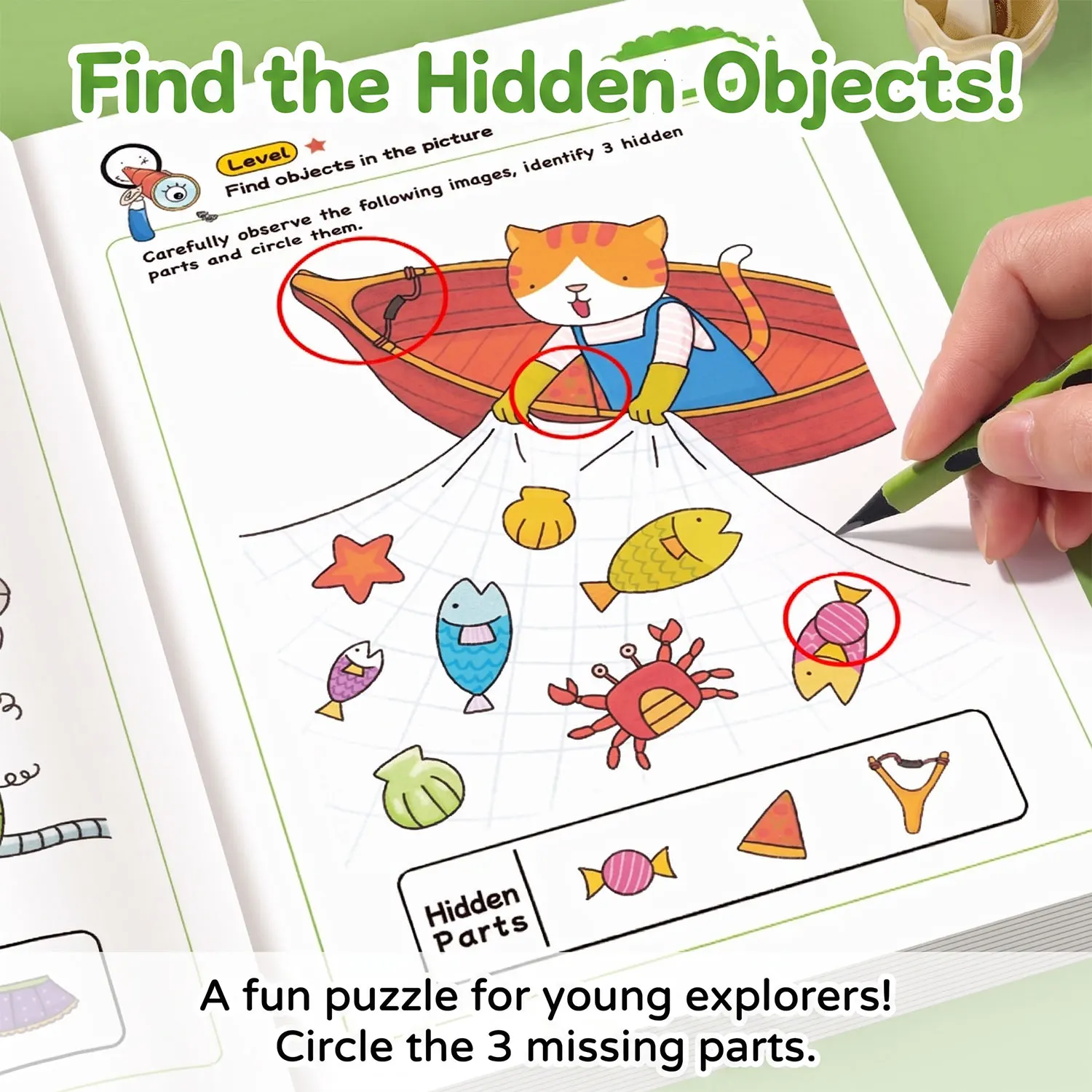 Hidden Pictures Activity Books Puzzle Books with Hidden Object Seek and Find Hours Screen Free Fun for Travel Classroom Party