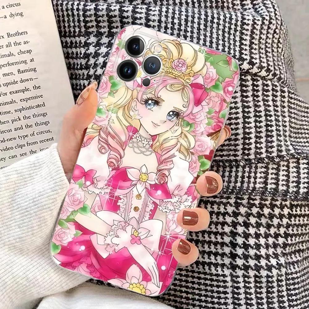 The Rose Of Versailles Phone Case For iPhone 15 14 11 12 13 Mini Pro XS Max Cover 6 7 8 Plus X XR SE 2020 Funda Shell