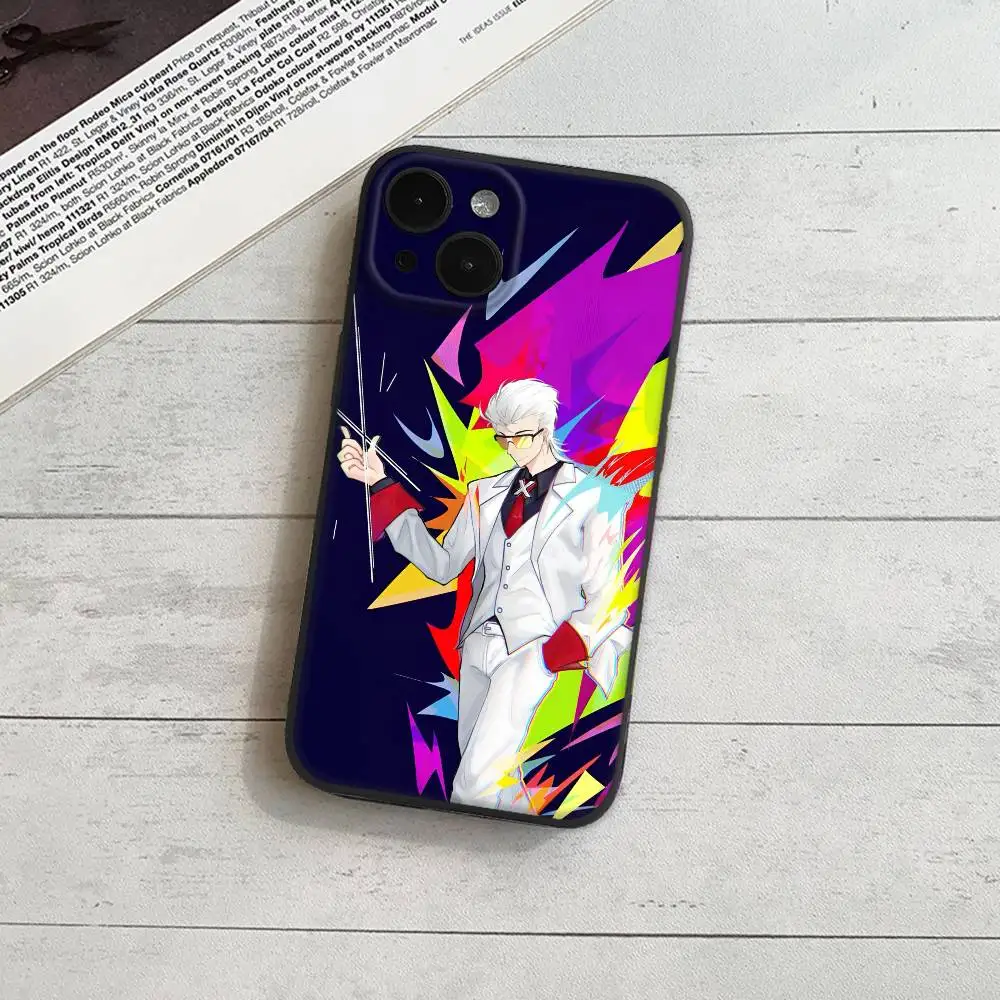 حافظة هاتف للرسوم المتحركة الصينية To Be Hero X لهاتف Apple iPhone 16,15,14,13,12,11,Pro,Max,Mini Wave Oil Back حافظة هاتف قصيرة