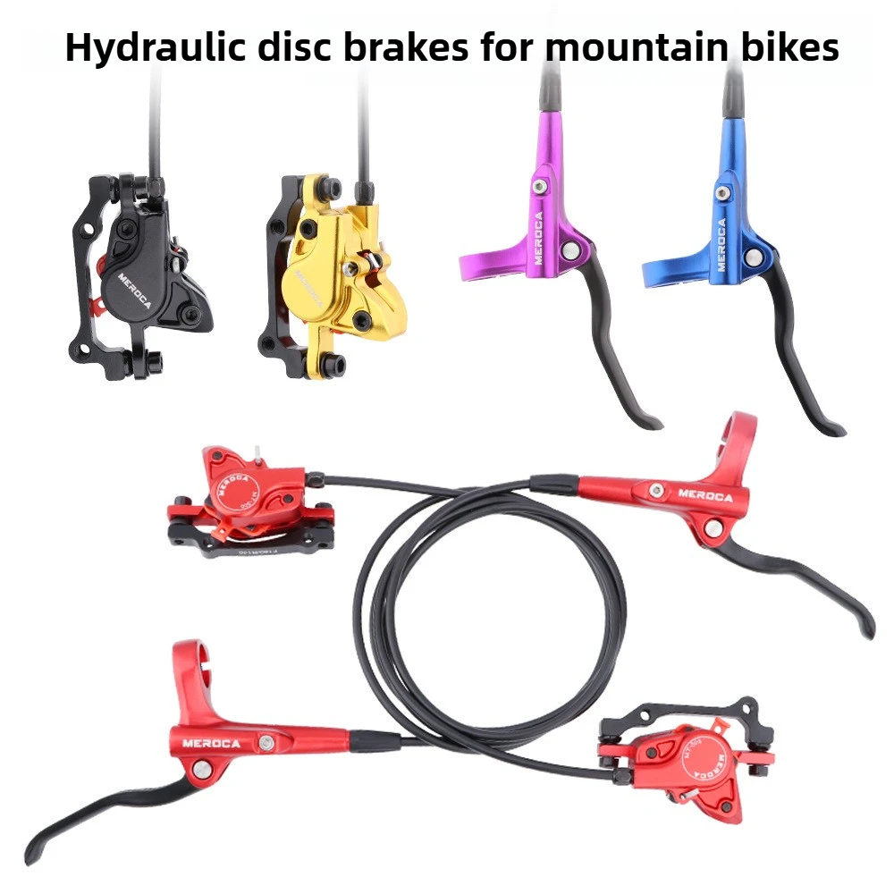 

Mountain Bike Brakes Dual Piston One Piece Cylinder Hydraulic Disc Brake Set