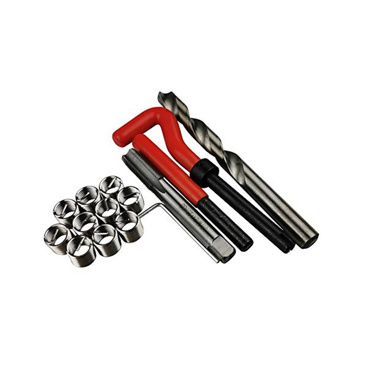 Imagem -05 - Kit de Reparo de Rosca Métrica Conjunto de Inserção de Reparo de Rosca Inserções de Fio M12 x 1.25 mm 15 Pcs