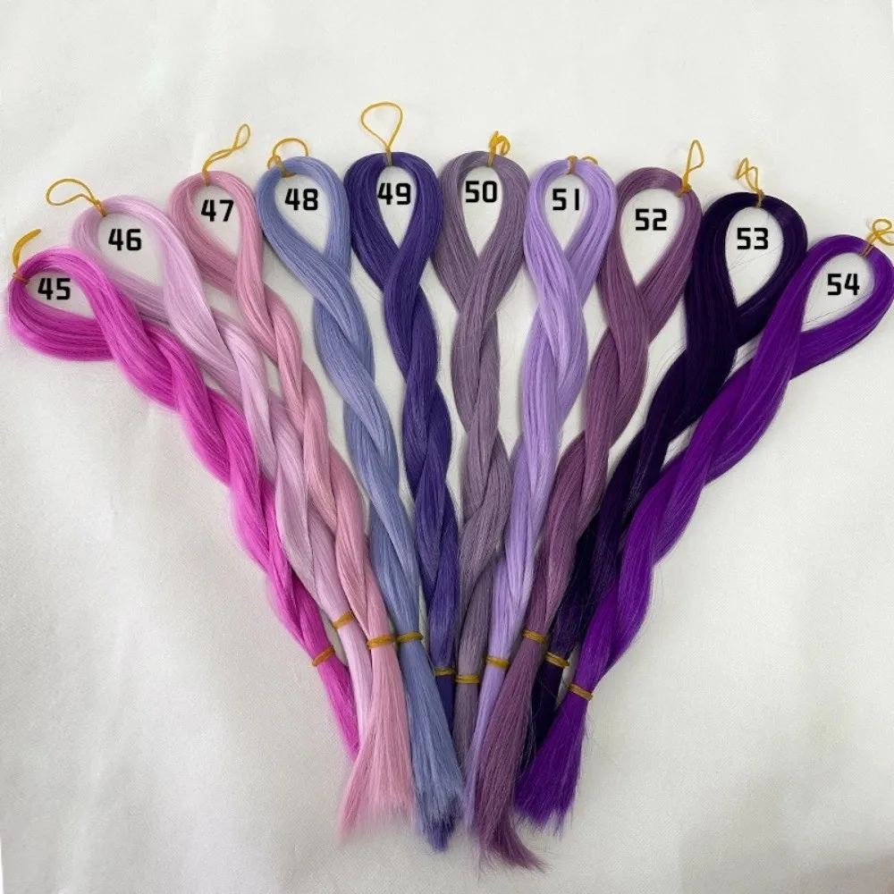 Heat-Resistant Fiber Doll Hair Rooting 80cm Smooth Straight Doll Hair Transplant Material Heat-resistant for BJD SD Doll