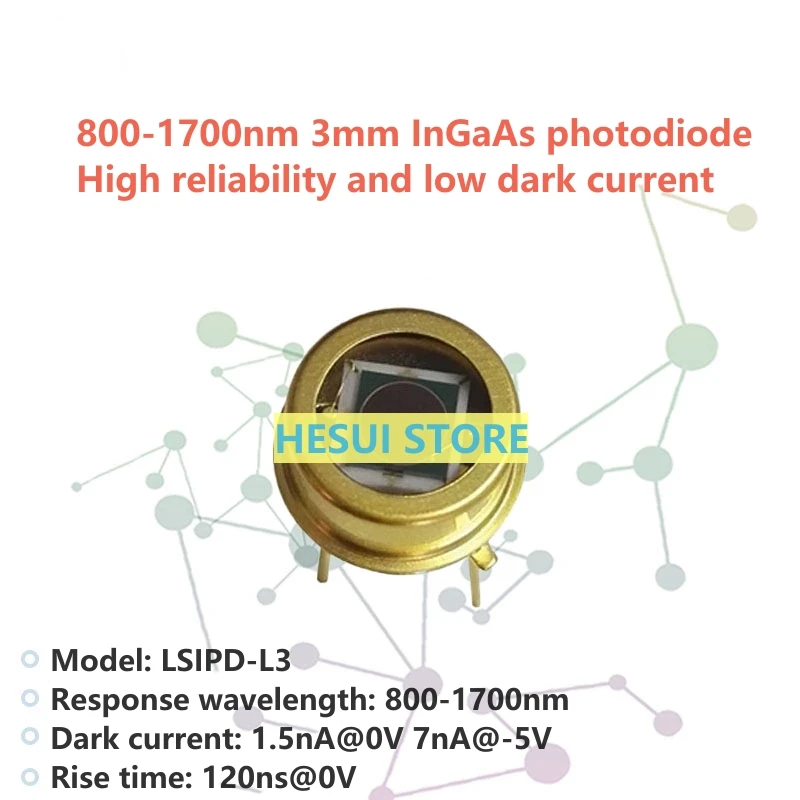 LSIPD-L3 800-1700nm 3mm InGaAs photodiode Photodetector Optical interface optional