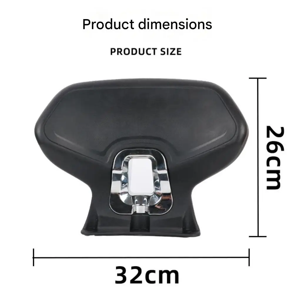 For SYM CRUISYM 400 Oversized Padded Passenger Backrest Curved Waist Support Relieve Lumbar Soreness On Long-Distance Scooter