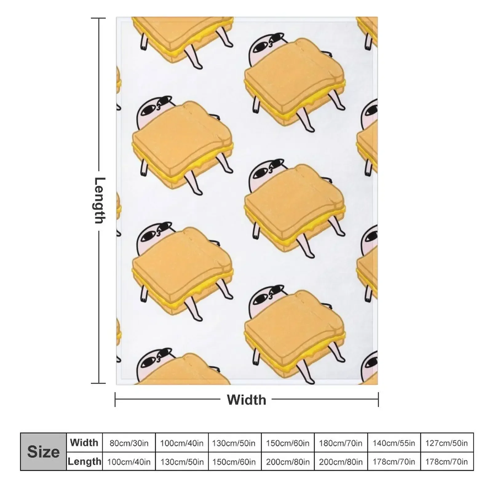 Ketnipz Zandwich Throw Blanket couch cozy soft plush fuzzy picnic outdoor blanket