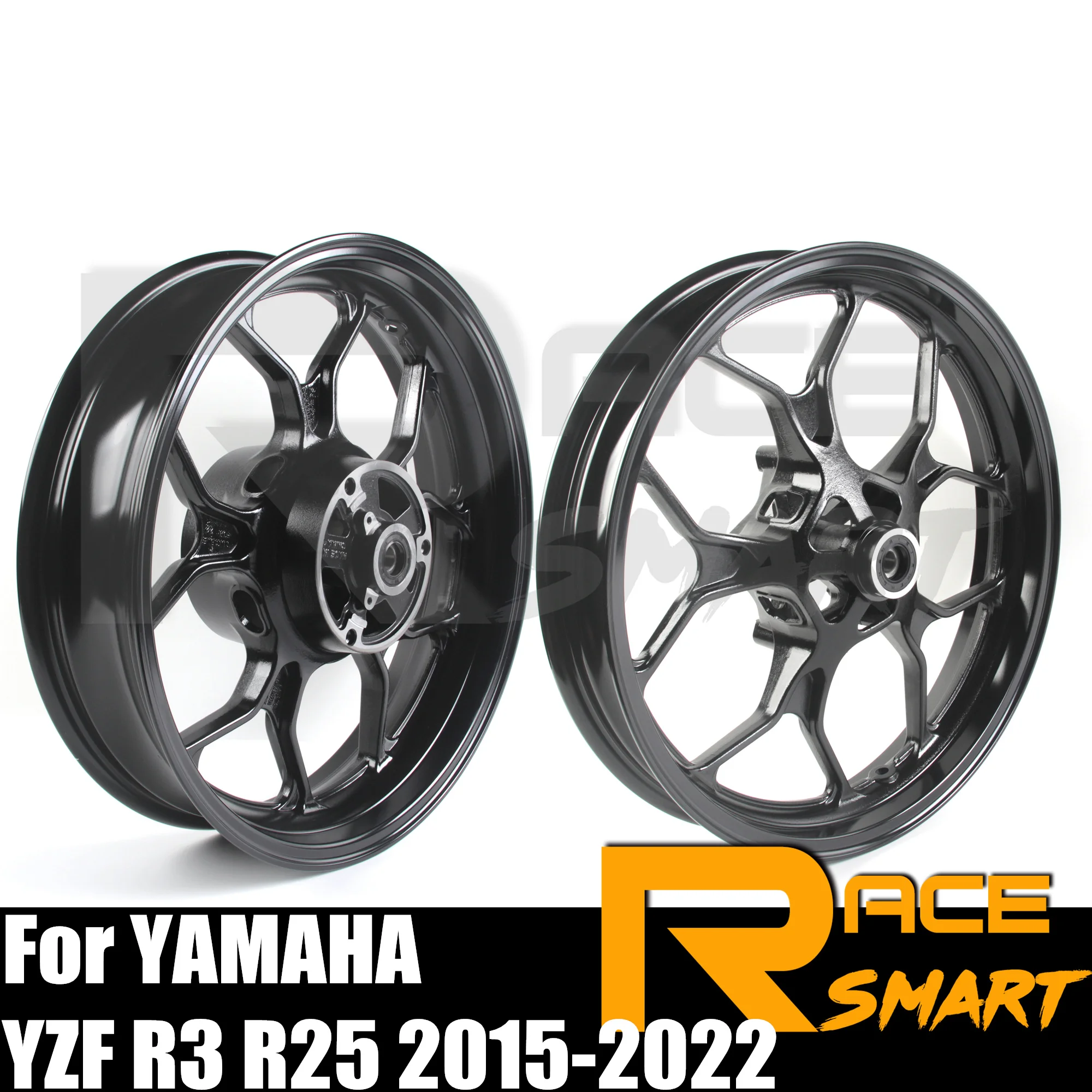 

Передние и задние колесные диски YZF R3 R25 2015-2022 для мотоцикла YAMAHA YZFR3 YZFR25 2016 2017 2018 2019 2020 2021 черный