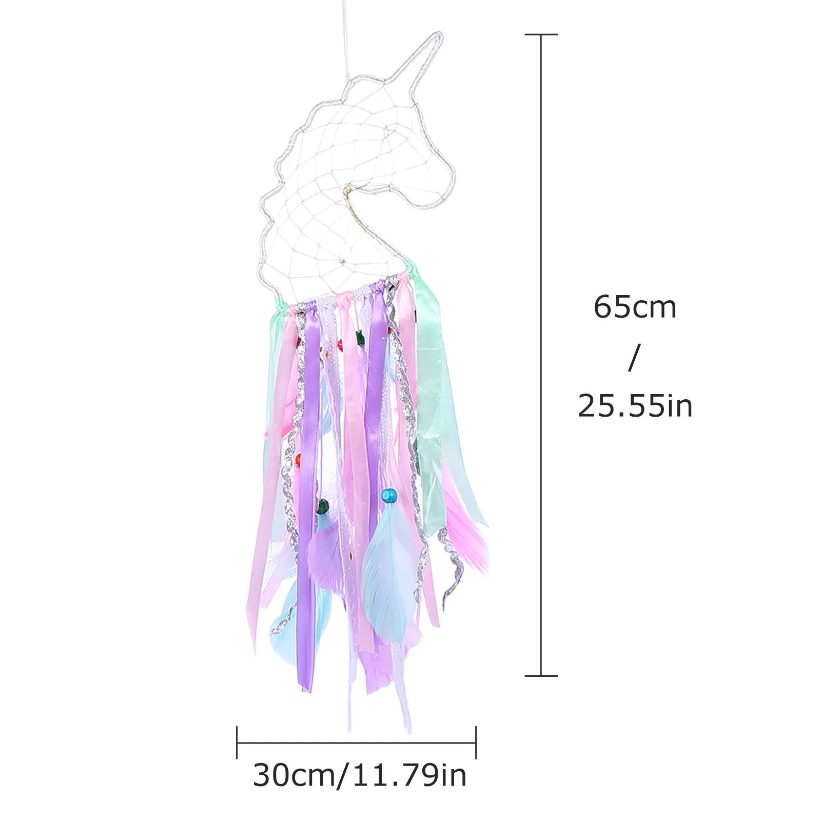 1 قطعة ضوء الليل يونيكورن زاك قلادة عالية الجودة معلقة حلية ضوء ديكور جدران داخلي لتقوم بها بنفسك الملونة #2