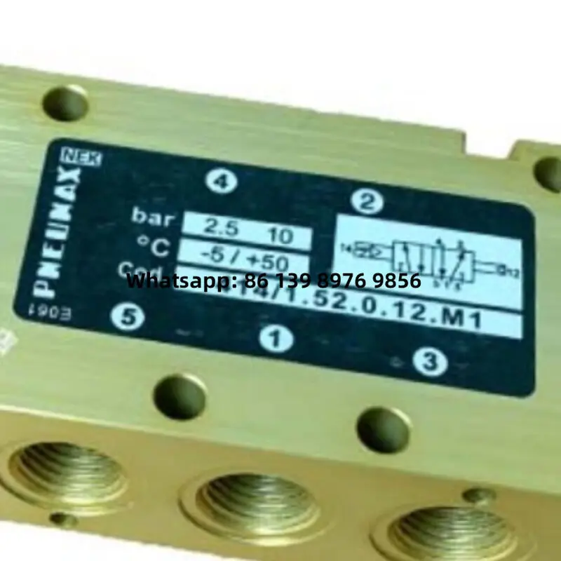 Italian PNEUMAX Brand Brand New Original High-Quality Solenoid Valve Coil 414/1.52.0.12.M2