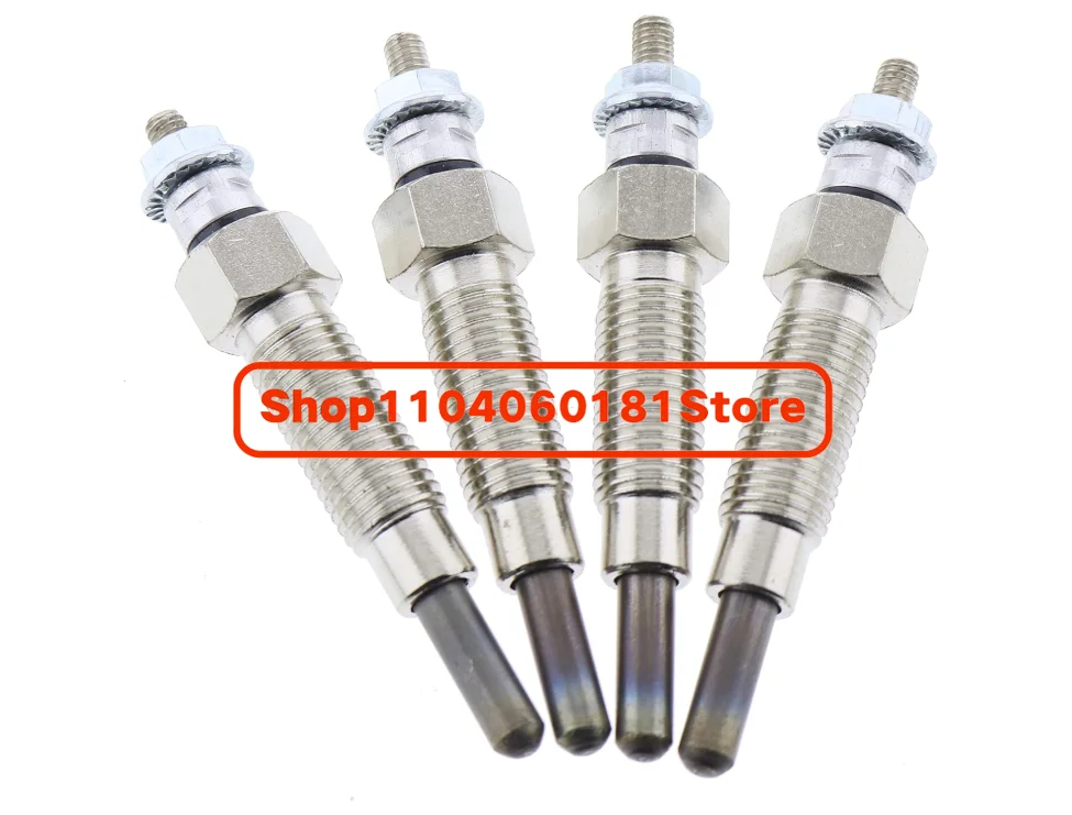 

4PCS Kubota V1402 V1702 V1902 15221-65510 15401-65510 15521-65512 Glow Plug for Bobcat 743 643 743B