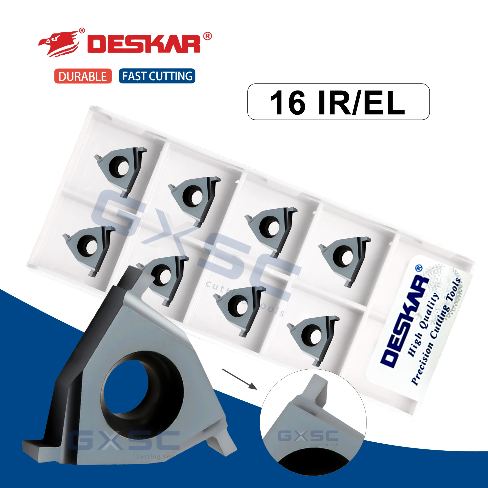 

Токарный станок с ЧПУ, лезвие общего материала 16ER/IL 0,7 LDA 16ER/IL 3,0 LDA 16ER/IL серии LDA 16ER/IL, лезвия для обработки канавок, детали, лезвия