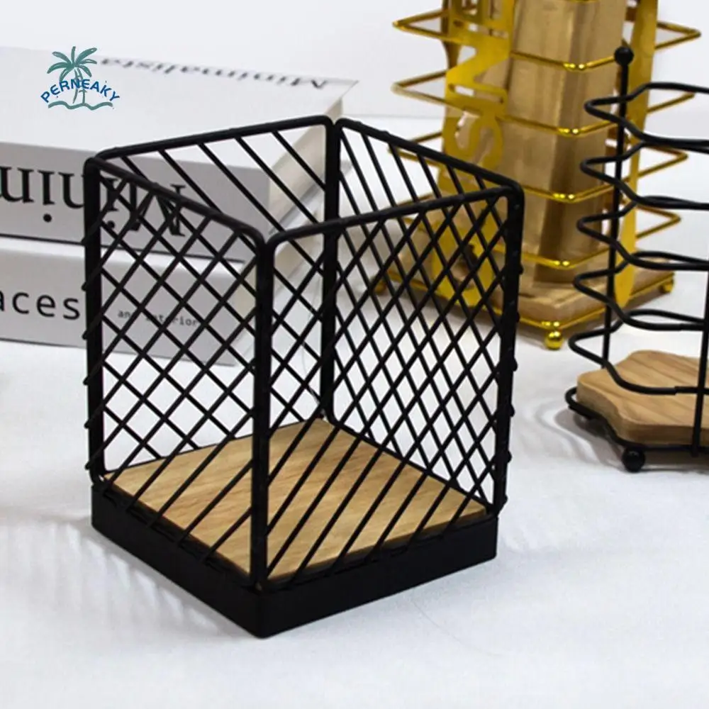 Estante de almacenamiento duradero para palillos, escurridor de palillos resistente para ahorrar espacio, cubo de almacenamiento portátil para brochas de maquillaje para el hogar