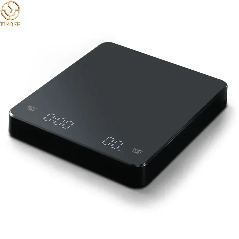 

Цифровые весы для кофе с таймером, перезаряжаемые весы для кофе, кухонные весы для эспрессо 3 кг/0,1 г с функцией тары