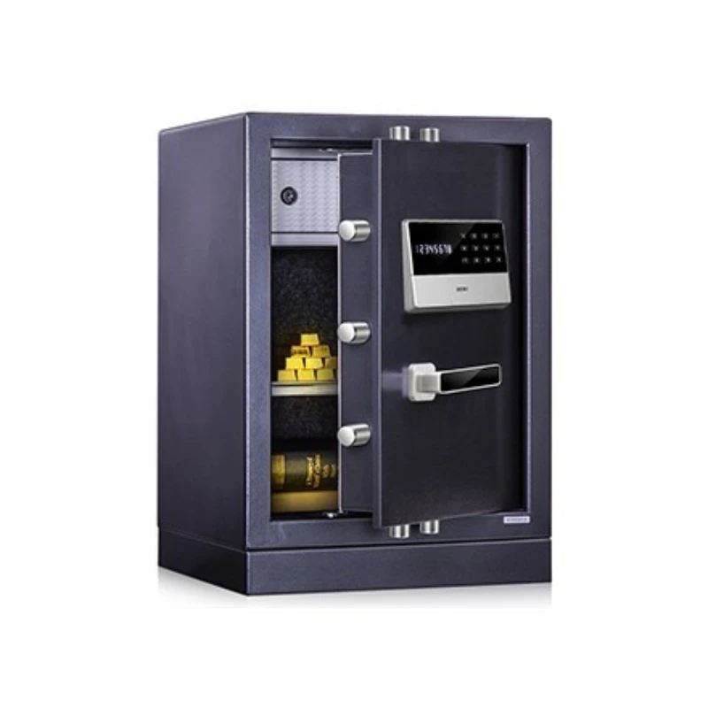 Electronic password safe, safe deposit box, home office wall safe, all steel material