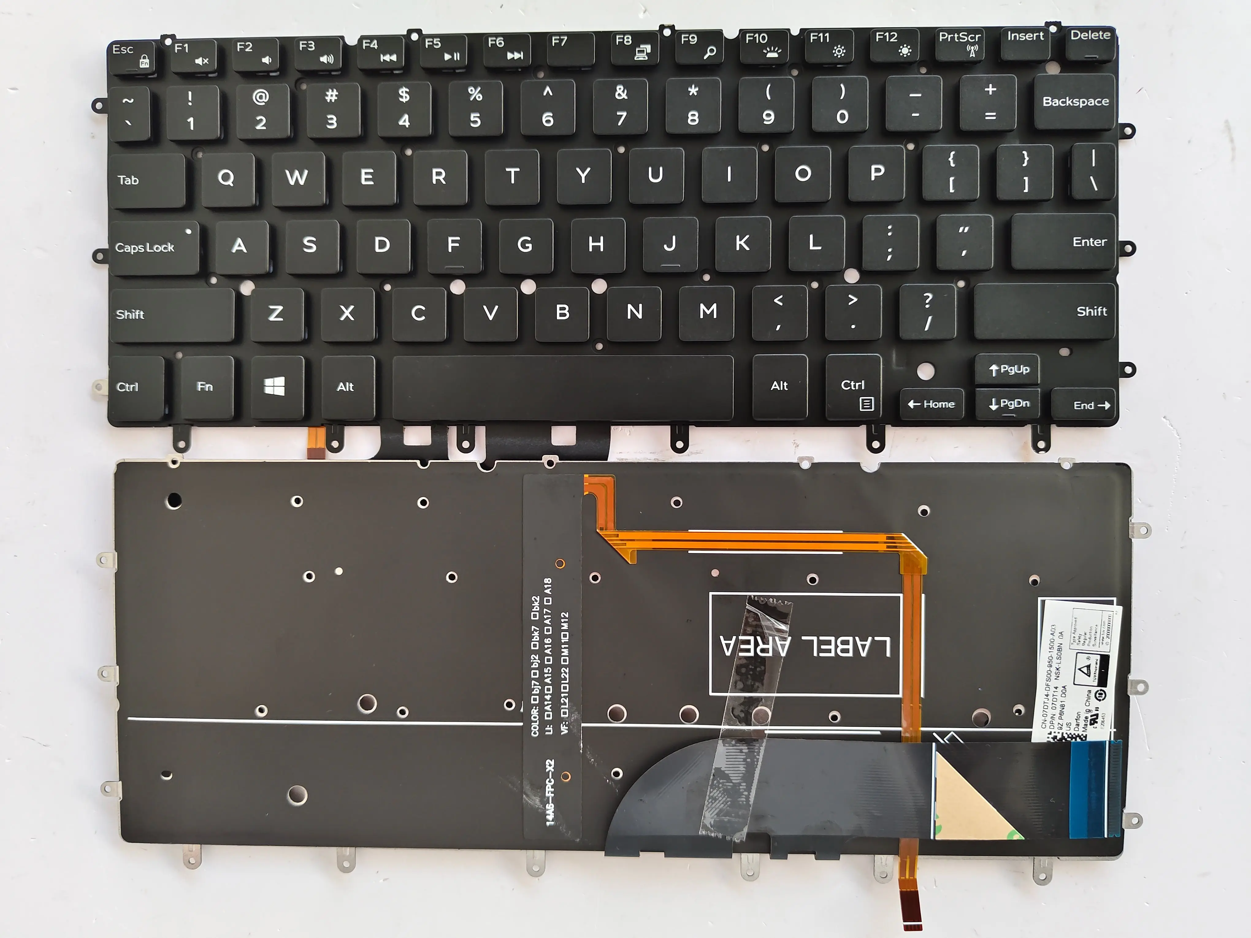 New Replacement Keyboard Laptop For DELL 9343/XPS13 7348/7347/7547/7548/9350/9360 BLACK Backlit (OEM) US US Layout