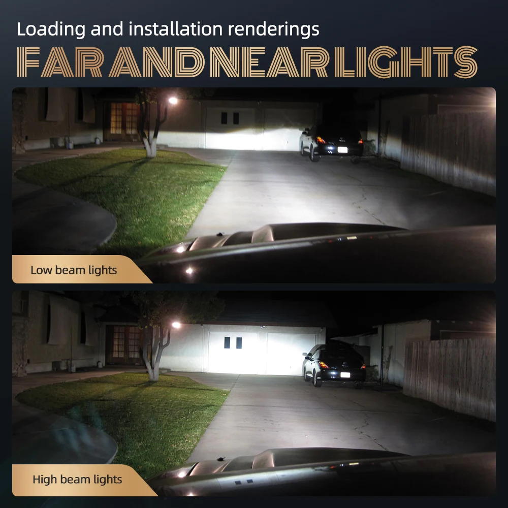 56000LM H1 LED Headlight Bulbs 120W High Power Auto HeadLamp 6000K LED Lights 3570 CSP  Driving Running Lamp