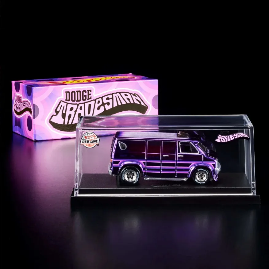 

2023 Hot Wheels RLC 1:64 dodge van limited collection of die cast alloy trolley model ornaments