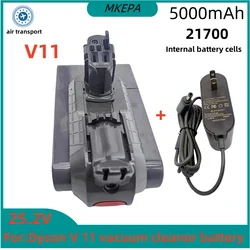 21700 Battery 25.2V 5000mAh for Dyson SV14 SV15 Vacuum Cleaner Fluffy SV15 V11 Absolute Extra V11 Absolute V11 Animal 970145-02