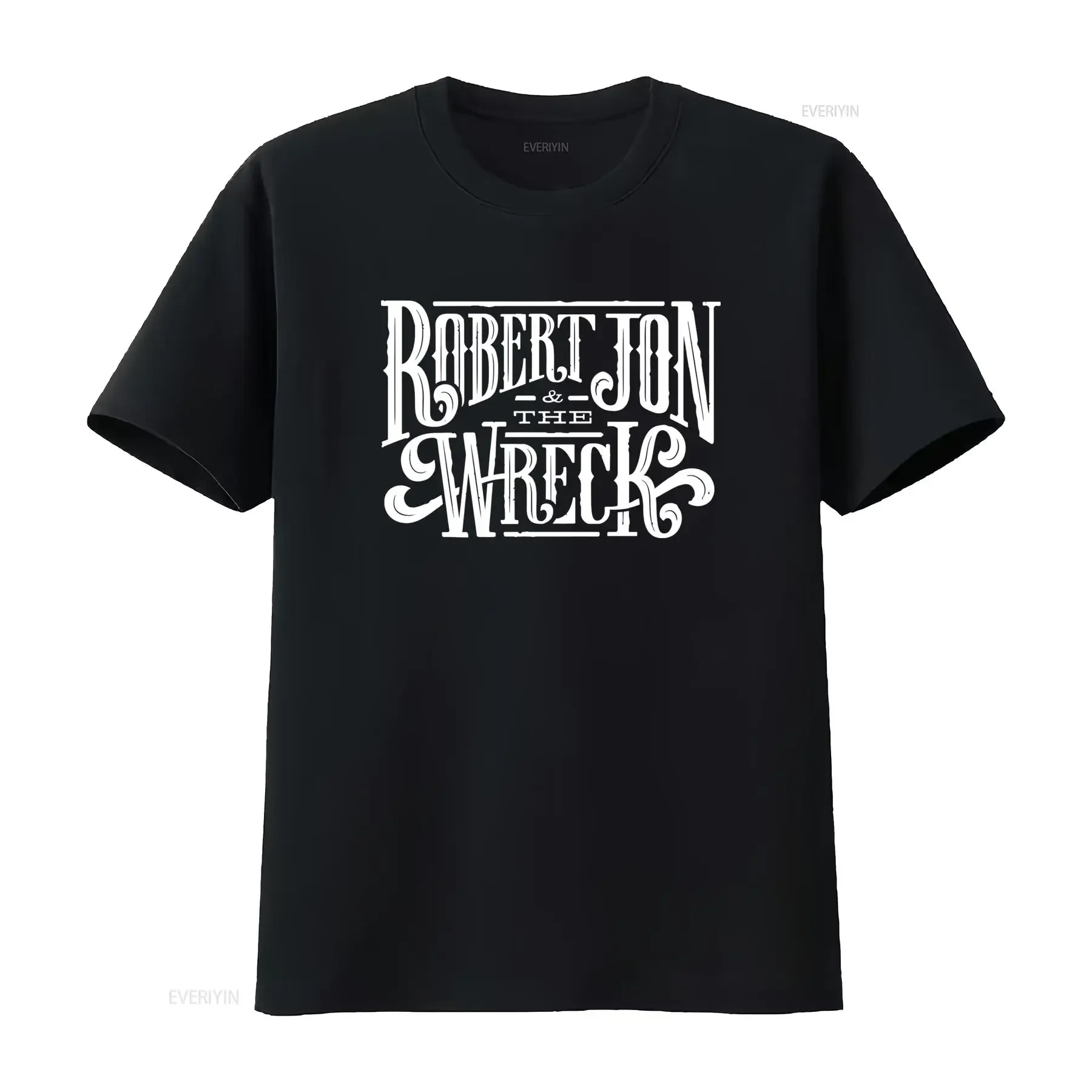 Vintage Robert Jon And The Wreck Band Tour T Shirt Rock Heavy Cotton for Fans vintage Washed streetwear Casual fashion Unisex