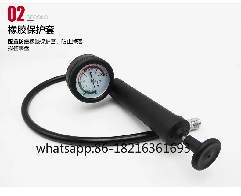 

Car water tank leak tester, pressure gauge, radiator pressure resistant cooling system tester tool