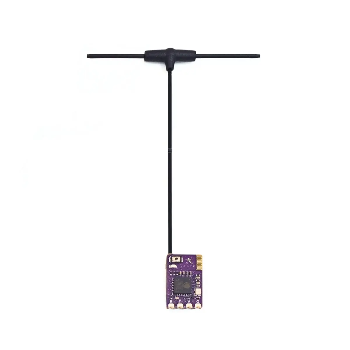 ELRS 2.4G Nano Receiver CRSF/SBUS 25-500 Hz High-Speed Refresh with 90mm T-Antenna for FPV Long Range Freestyle Drone