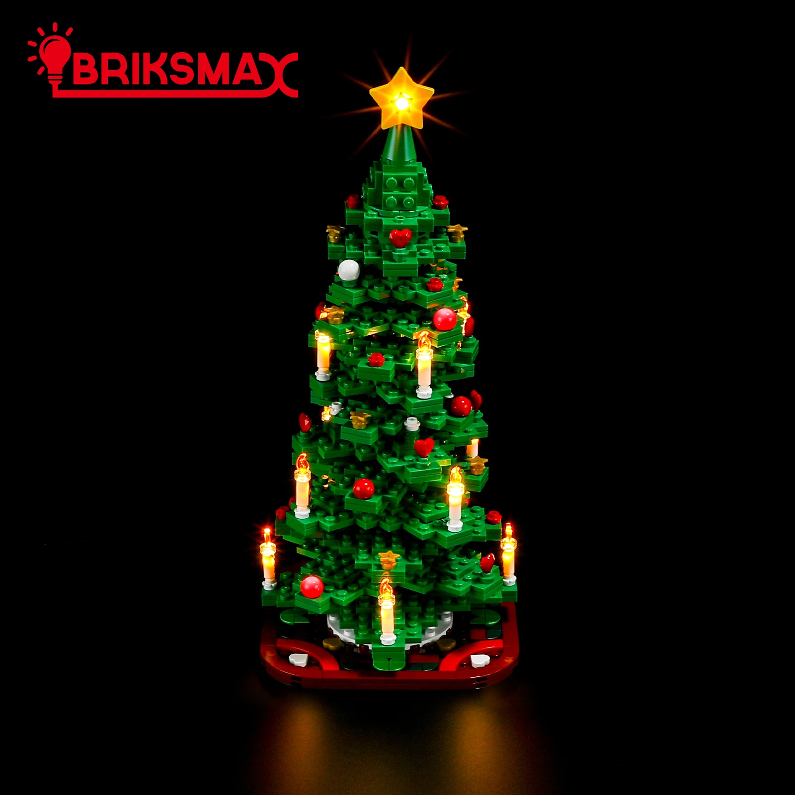 BriksMax Led Light Kit For 40573 Christmas Tree Building Blocks Set (NOT Include Model) Toys for Children