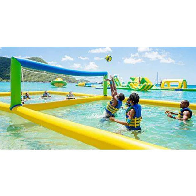 Large PVC Inflatable Beach Volleyball for Kids Adults Floating commercial inflatable volleyball pool Field Water Play