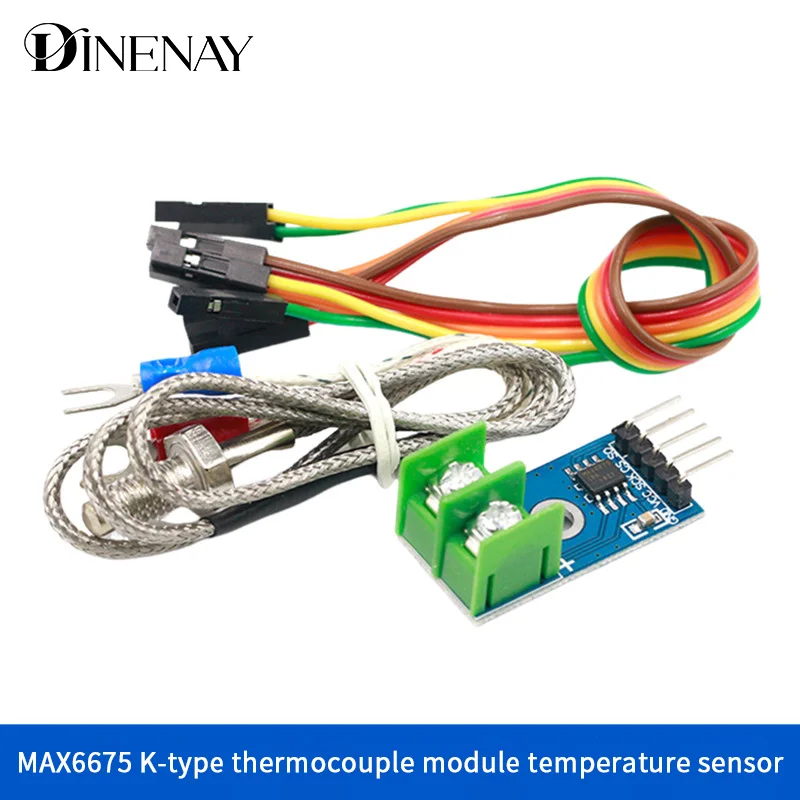 Temperatuurgradenmodule MAX6675 Module + K-type thermokoppel thermokoppelsensor