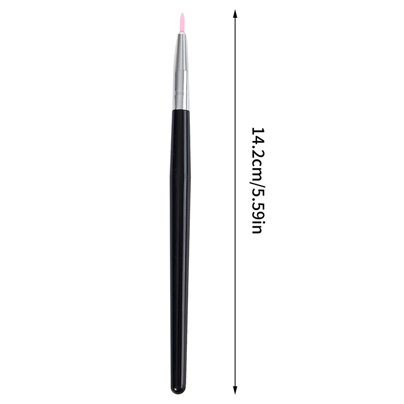 Silikon Make-up Pinsel Eyeliner Make-up Werkzeuge Nail Art DIY Nagel bürste Gesichts Pinsel Schönheit Make-up Pinsel