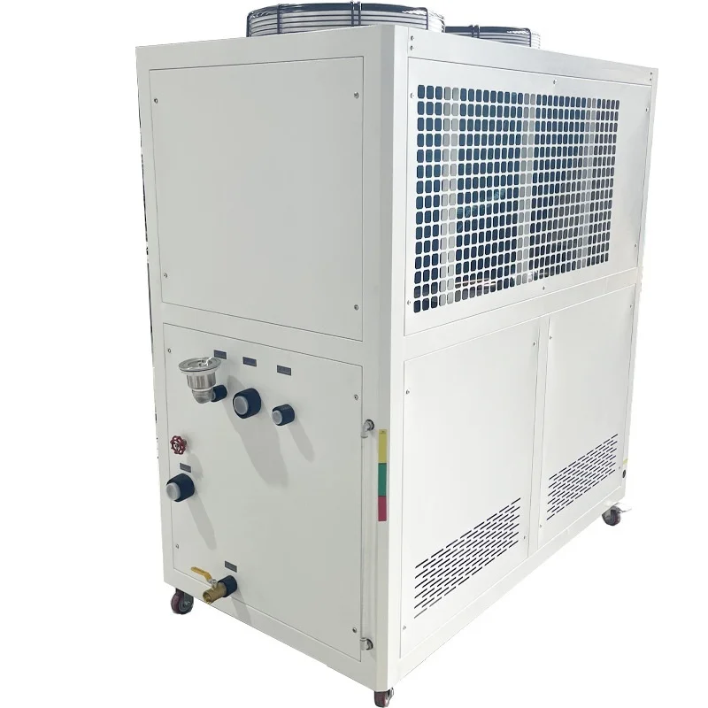 Machine à eau glacée industrielle 12HP, unité de refroidissement refroidie à l'air, refroidissement rapide, moule d'injection, Machine à eau glacée