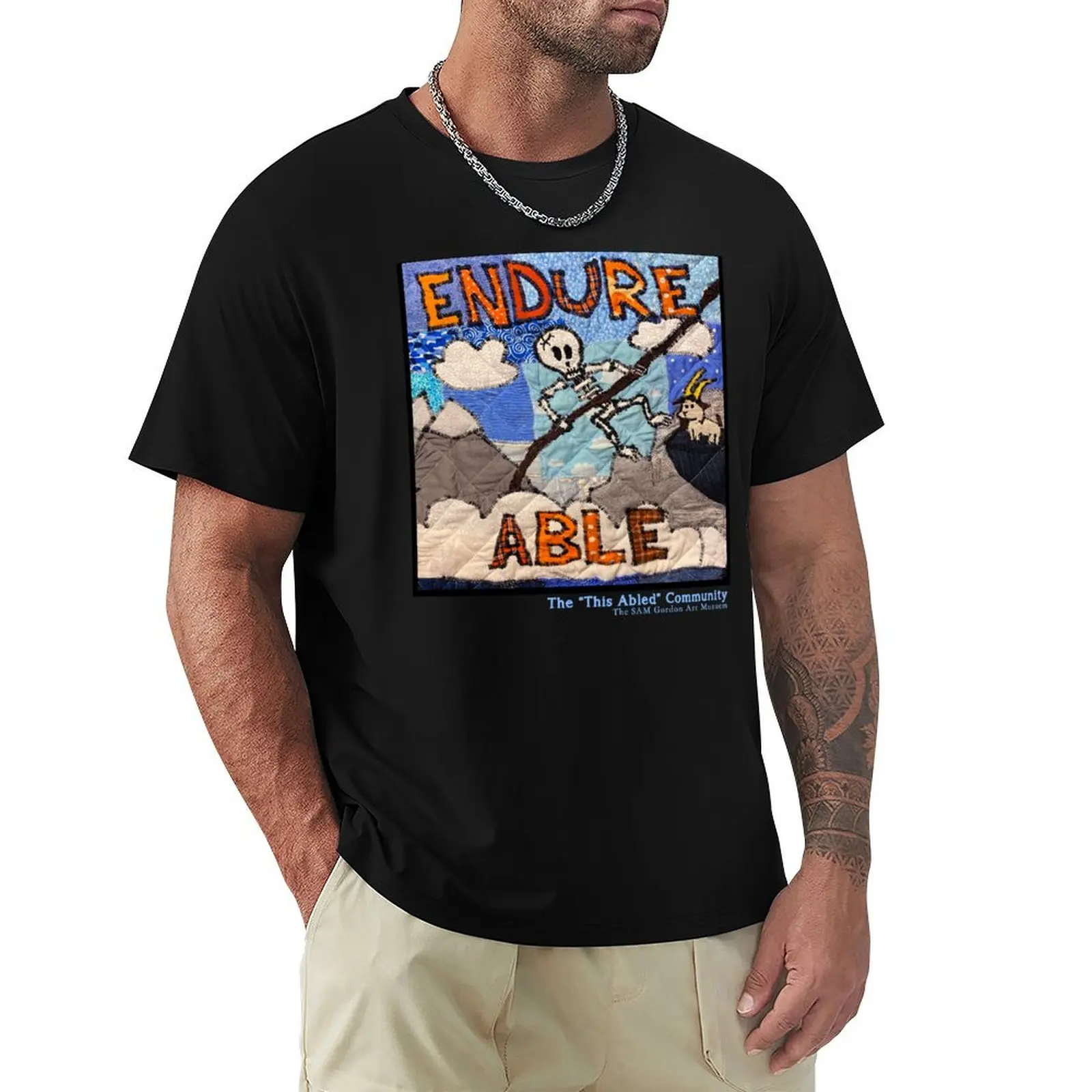 

I am This Abled: Endure Able T-Shirt Big and Tall Loose Fit T-Shirt