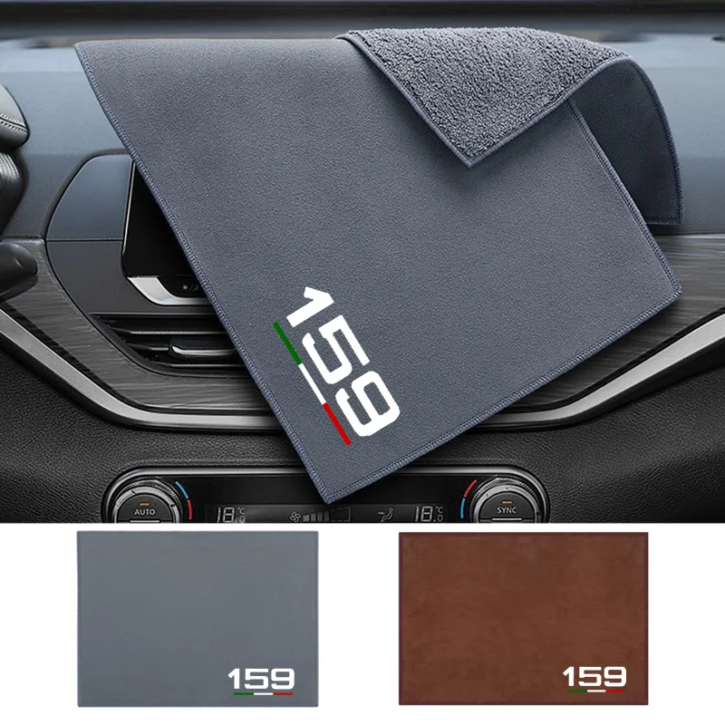 Microfiber Cleaning Towel Thicken Soft Drying Cloth Car Body Washing Towels For Alfa Romeo 159 Car Accessories