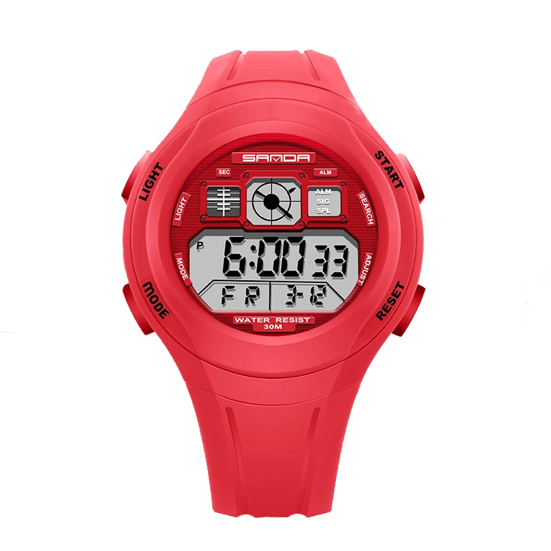 UTHAI CE09 модные детские часы со светодиодной подсветкой, водонепроницаемые спортивные персонализированные электронные часы, крутые часы, подарочные часы для детей