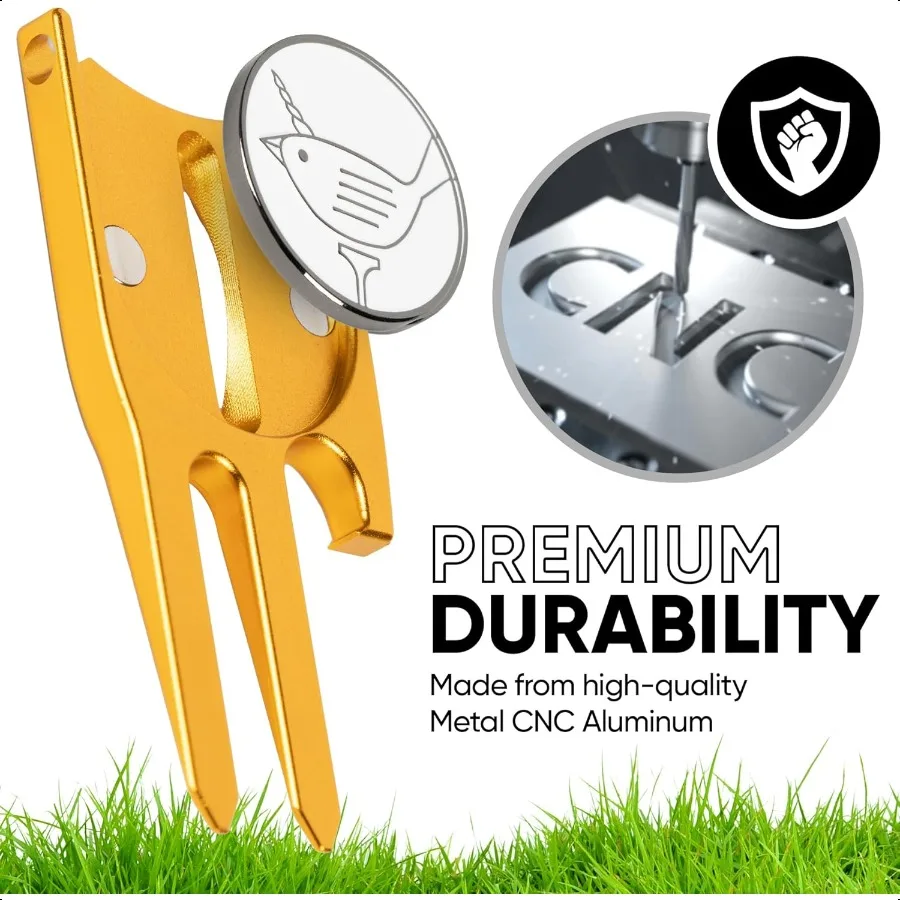 Инструмент для ремонта Golf Divot Маркер для мяча для гольфа 6in1 Инструмент Divot для гольфа