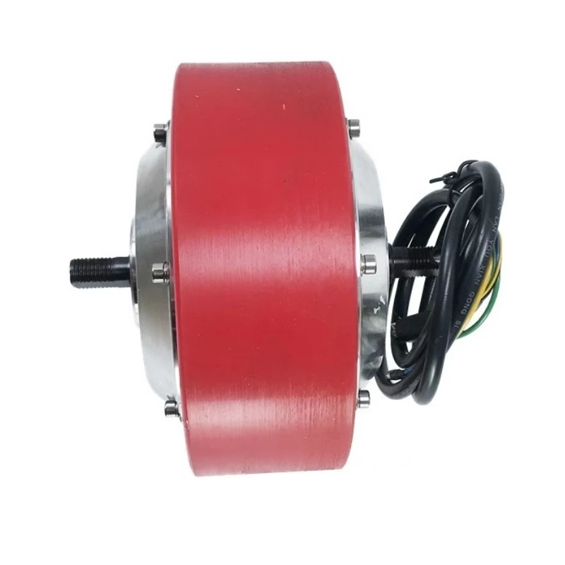 

36/48v350w 6-inch low-speed high-torque load 300kg brushless gear hub TPU rubber-coated electric trolley motor