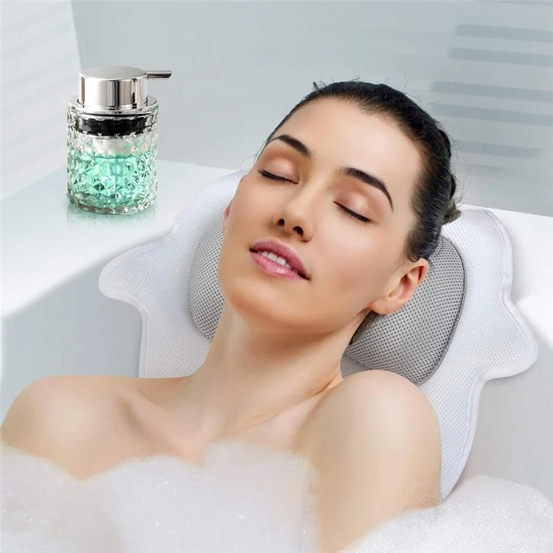 AY03-موزع صابون اليد الرغوي، موزع صابون الحمام أو موزع لوشن للمطبخ، موزع زجاجي شفاف قابل لإعادة الملء