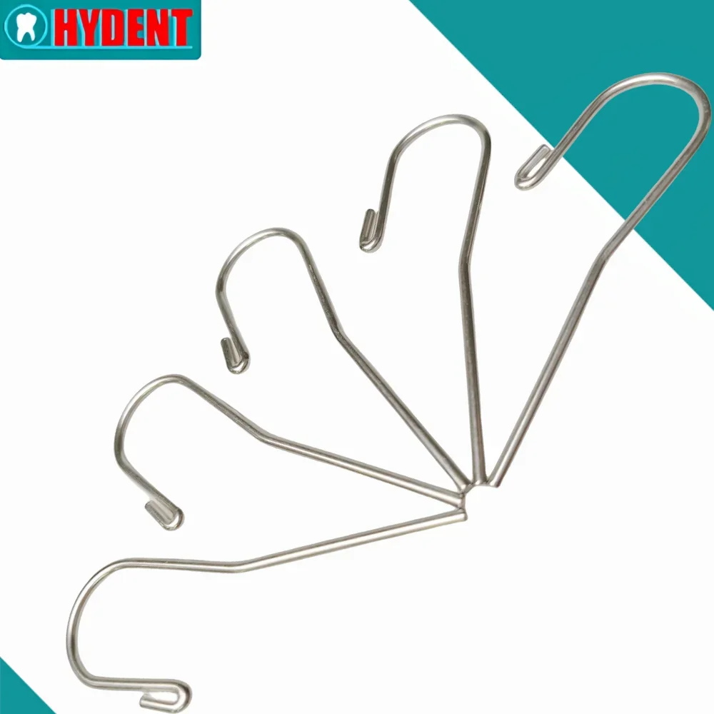 

5pcs Dental Endo Measuring Wire – Apex Locator Line with Lip Hook, Compatible with Dentsply Morita VDW Woodpecker, Root Canal En