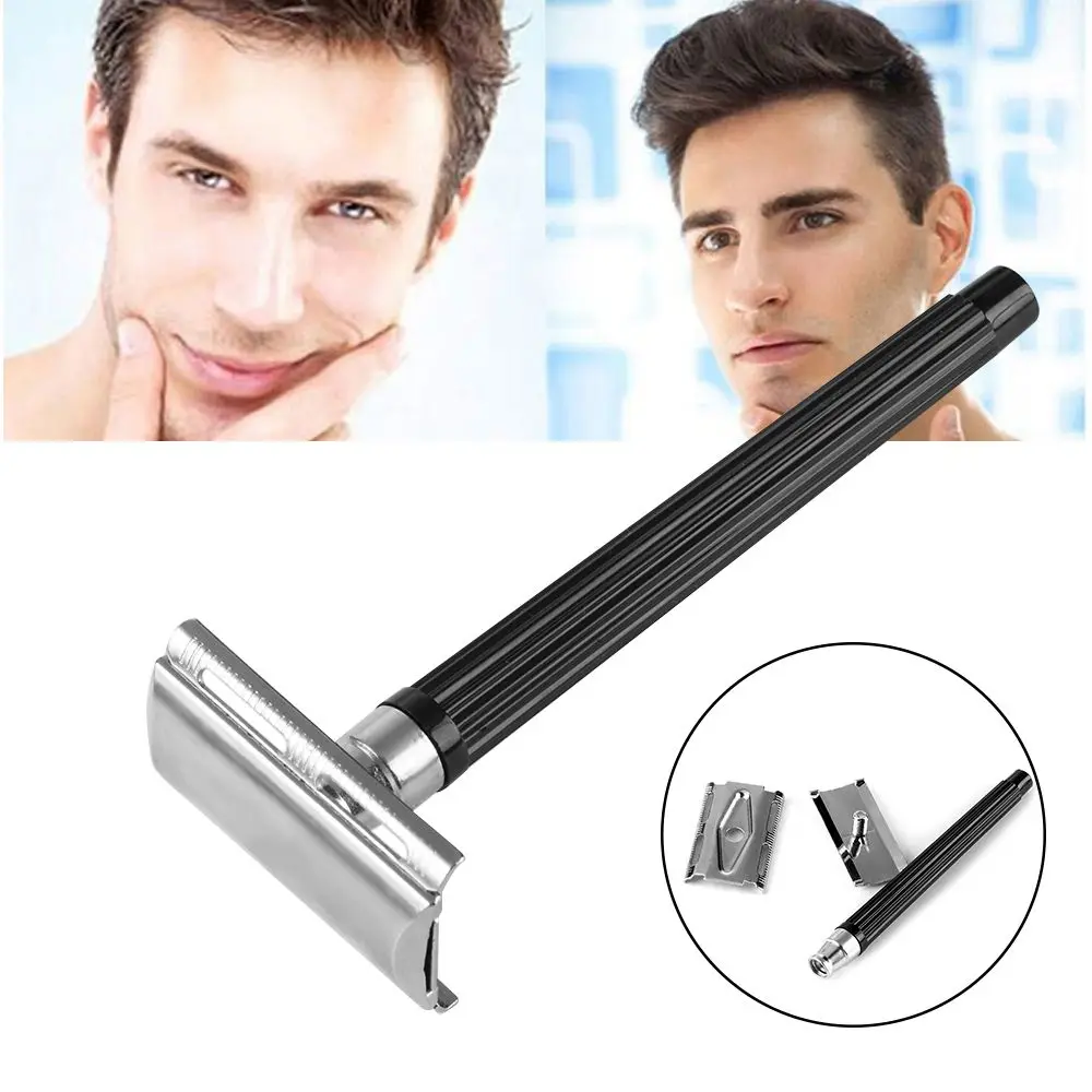 Hot Classic Stainless Steel Double Edge Manual Razor Safety Razor With a Blade Hair Removal Shaver