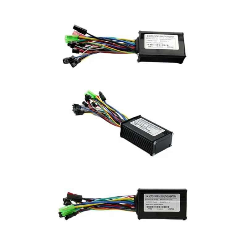 DT39 36V 48V 250W 350W 17A Three Mode Brushless Controller with Speed Limit Line for Ebike Electric Scooter