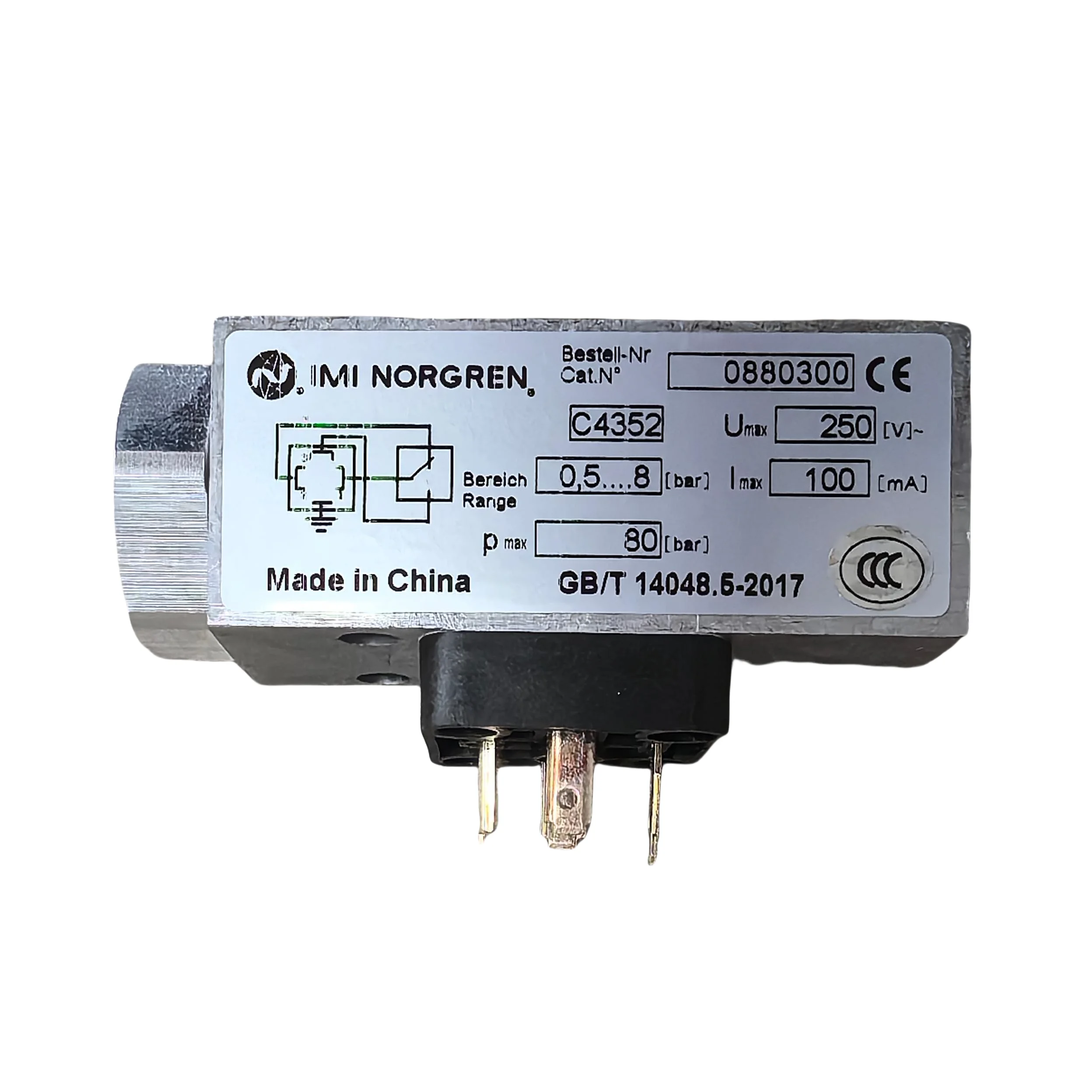 

Оригинальные электромеханические пневматические реле давления Norgren 18D