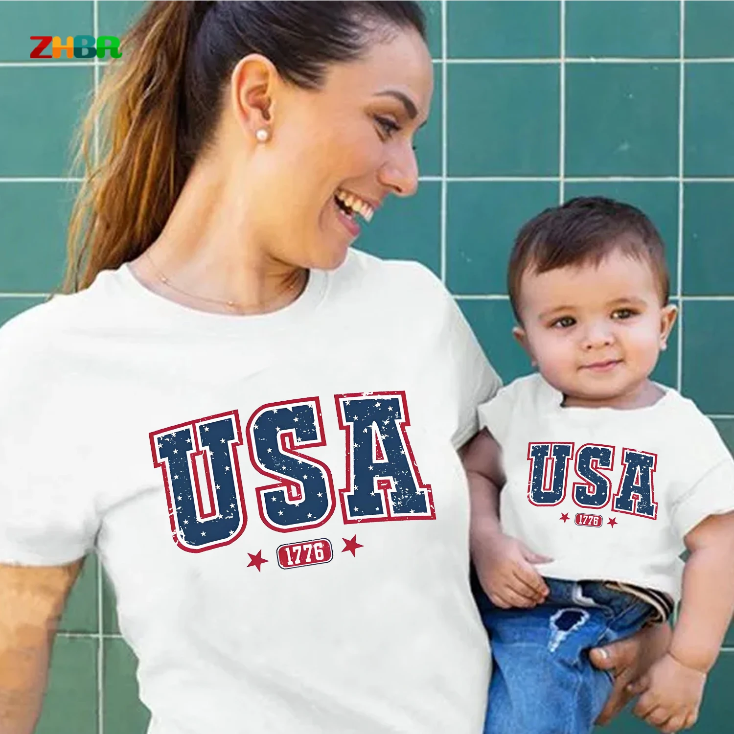 America 250th Anniversary Matching Family T-Shirt Freedom Patriotic 4th of July Tees Family Patriotic Independence Day Outfits