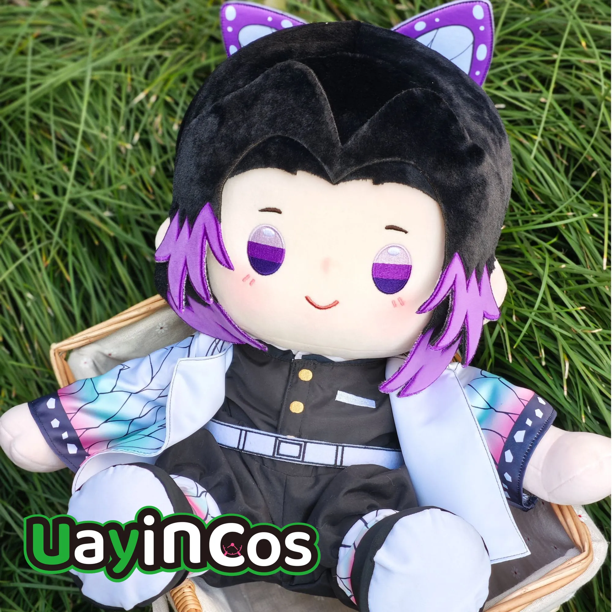 

In Stock 40cm Kochou Demon Stuffed Plushies Plush Doll Clothes Pillow Ornament Anime Figure Game Toy Kids Halloween Gift