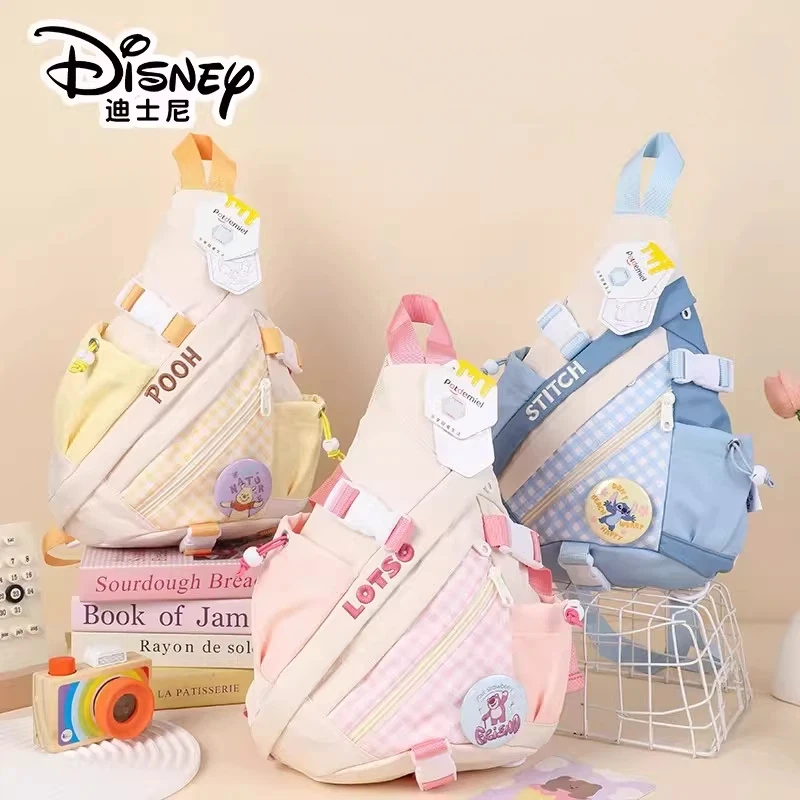 

Disney Sling Bag Crossbody Shoulder Bag Adjustable Strap 2025 New Style Stitch Lotso Pooh Travel Outdoor For Adult Women