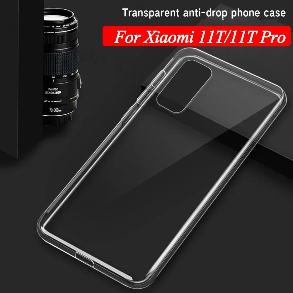 Soft TPU Clear Phone Case For Xiaomi 11T Pro 12T 13T Pro Mi 11 Lite 5G NE Mi 13 Ultra Pro Mi 14 Pro Transparent Silicone Cover