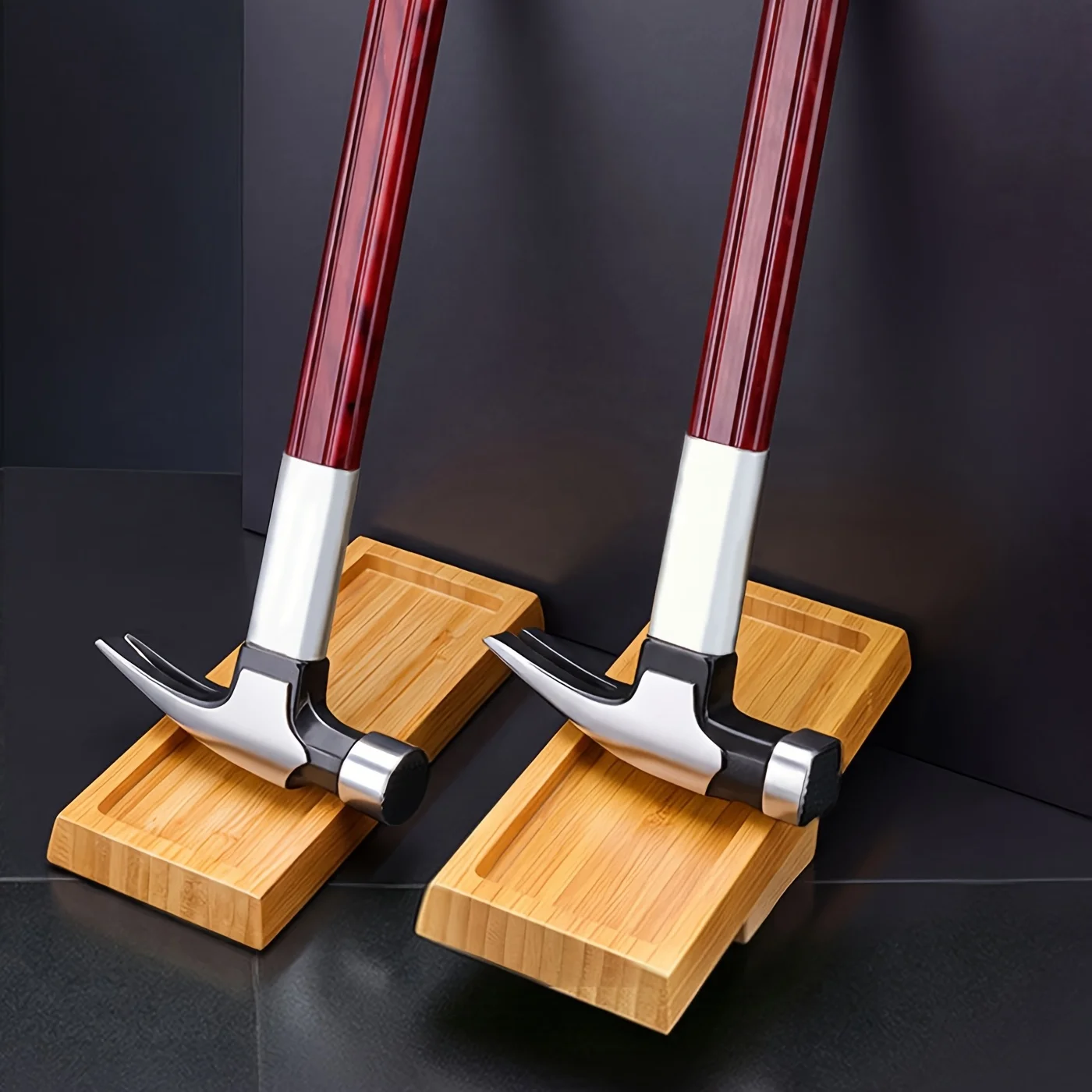Klauenhammer Hochleistungs-Klauenhammer Holzbearbeitungs-Schlagwerkzeug Magnetischer Automatischer Nagelabsaughammer mit Rutschfestem Gummigriff – Detail 8