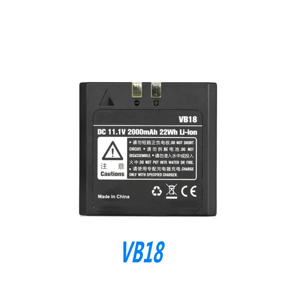 11.1V 2000mAh VB18 VB19 Battery For Ving V850 V860C V860N For Godox V850 V850II V860 V860II NEEWER TT850 TT860