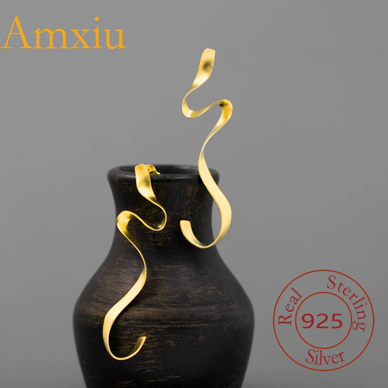 

Amxiu Sterling Silver 925 For Jinghong Earrings Elegant And Grand imple New Chinese Style Niche Design High-End Feel